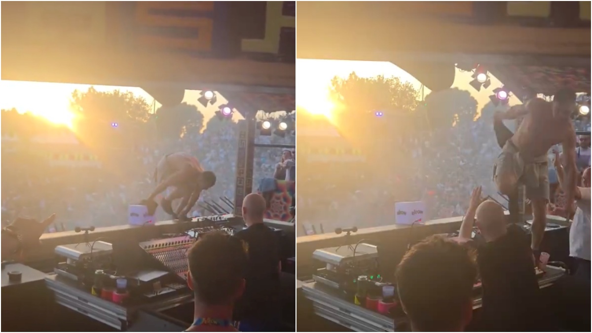 DJ Attacked On Stage During Elrow Madrid!